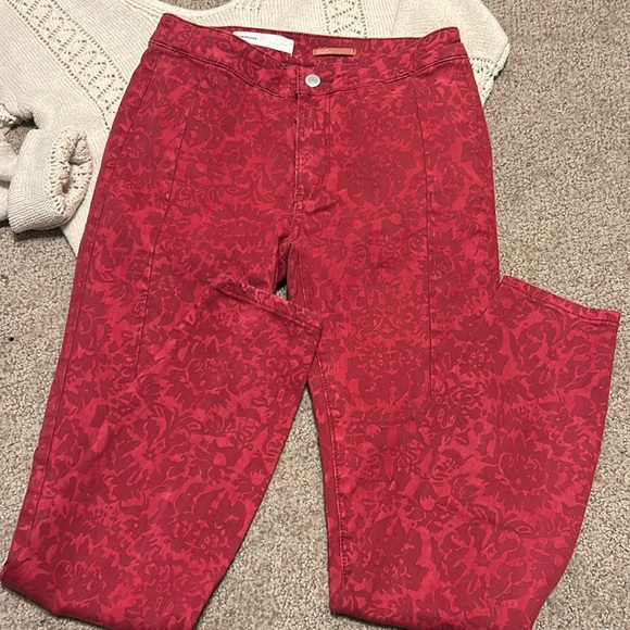 Anthropologie Pilcro Flocked High-Rise Leggings - Picture 5 of 9